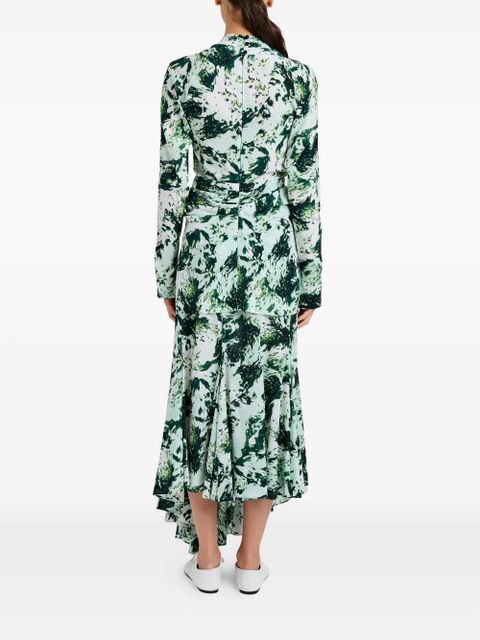 Proenza Schouler Joelle printed midi skirt - Green