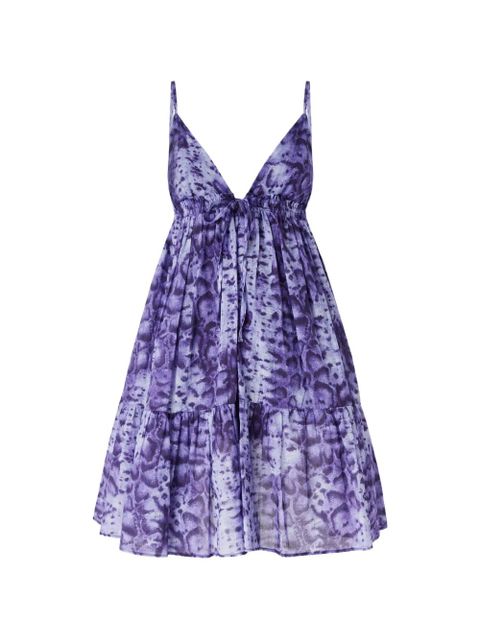 PINKO Adrano ruffled dress - Purple - zdjęcie produktu nr 1