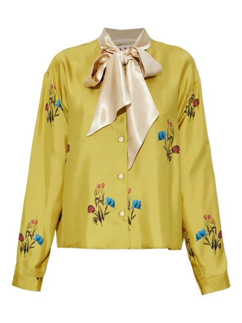 Marni silk blouse - Yellow - zdjęcie produktu nr 1
