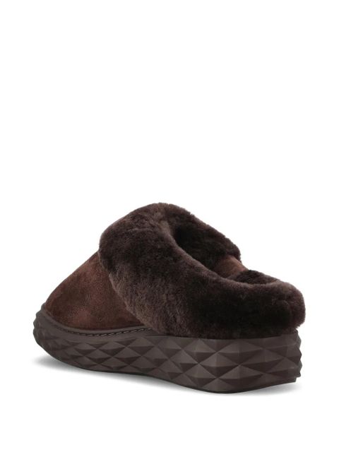 Jimmy Choo Diamond Maxi mules - Brown
