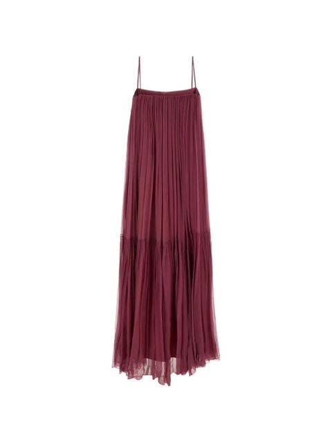 Chloé Tyrian sleeveless maxi dress - Red - zdjęcie produktu nr 2