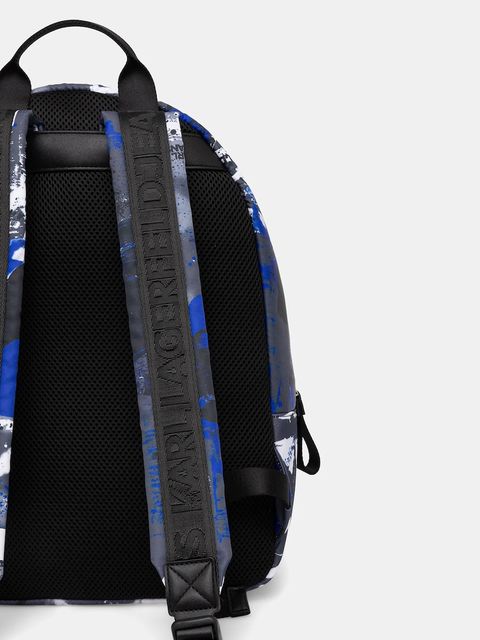 Karl Lagerfeld Jeans plecak kolor szary duży wzorzysty B1M30129 - zdjęcie produktu nr 2