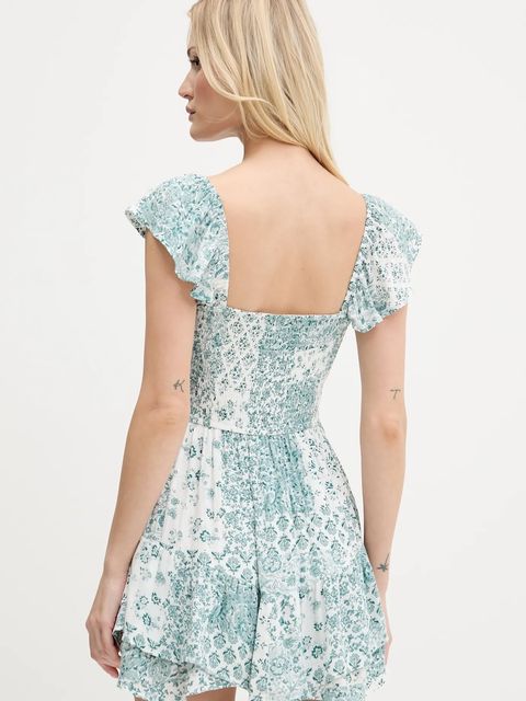 Hollister Co. sukienka kolor biały mini rozkloszowana KI359-5163 - zdjęcie produktu nr 2