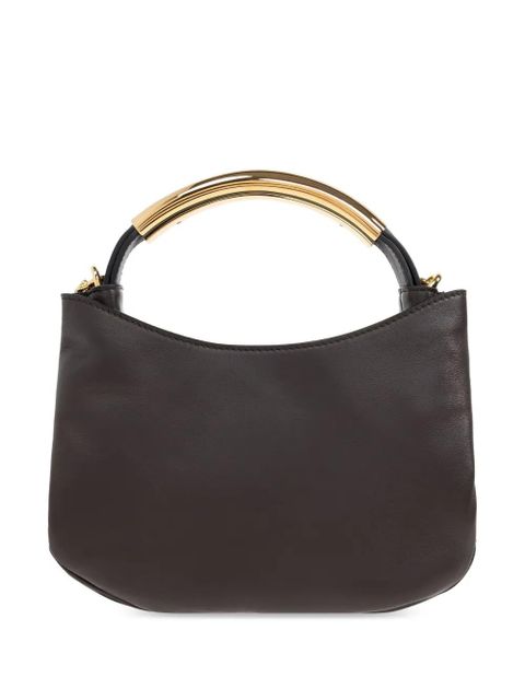 Moschino leather tote bag - Brown