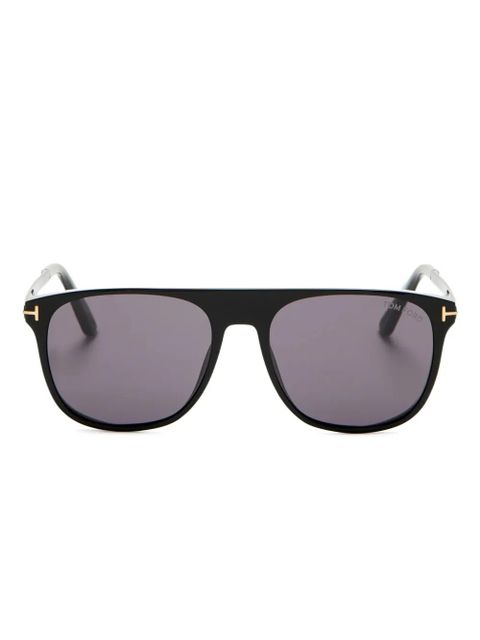TOM FORD Eyewear pilot-frame sunglasses - 1330L1 Shiny Black - zdjęcie produktu nr 1