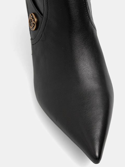 Pinko kozaki Gloria 15 damskie kolor czarny na szpilce SD0369E028Z99