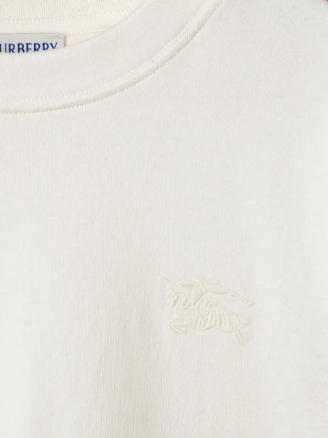 Burberry checkered-trim T-shirt - Neutrals - zdjęcie produktu nr 2