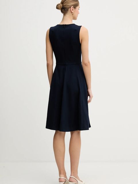 Lauren Ralph Lauren sukienka kolor granatowy mini rozkloszowana 200980935