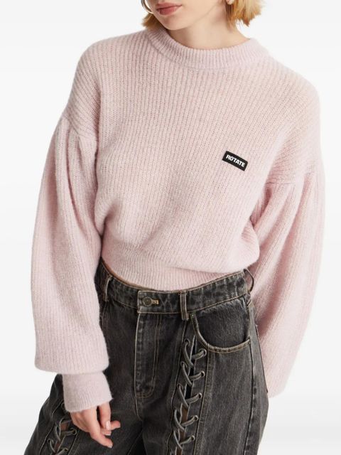 ROTATE BIRGER CHRISTENSEN cropped jumper - Pink