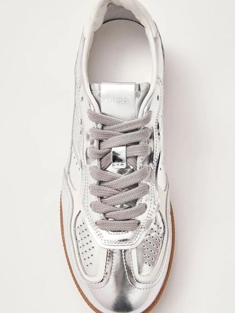 Alohas sneakersy skórzane Tb.490 kolor srebrny S100544-02