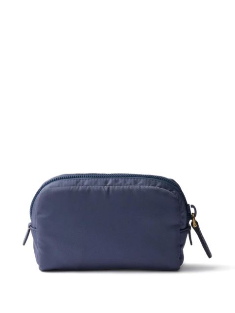 Prada zipper logo make up bags - Blue - zdjęcie produktu nr 2