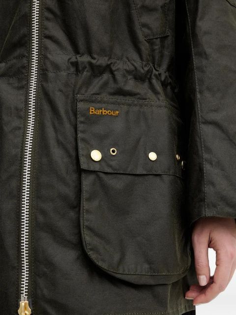 Barbour drawstring hooded jacket - Green