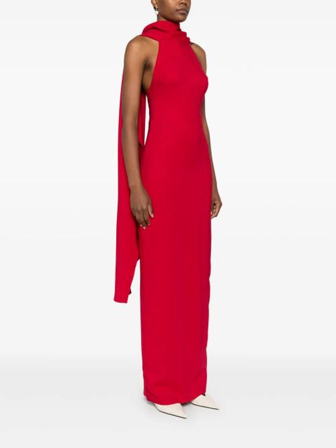 Solace London Emerson gown - Red