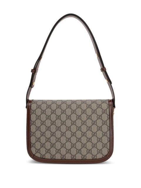 Gucci GG Supreme Horsebit 1955 shoulder bag - Neutrals - zdjęcie produktu nr 2