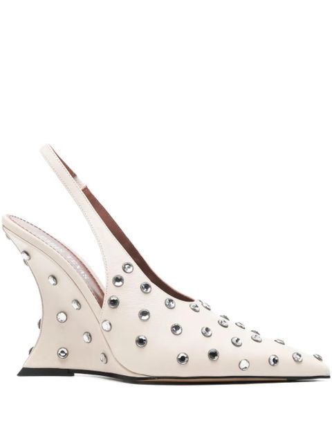 Paris Texas Nina crystal slingback - Neutrals - zdjęcie produktu nr 1