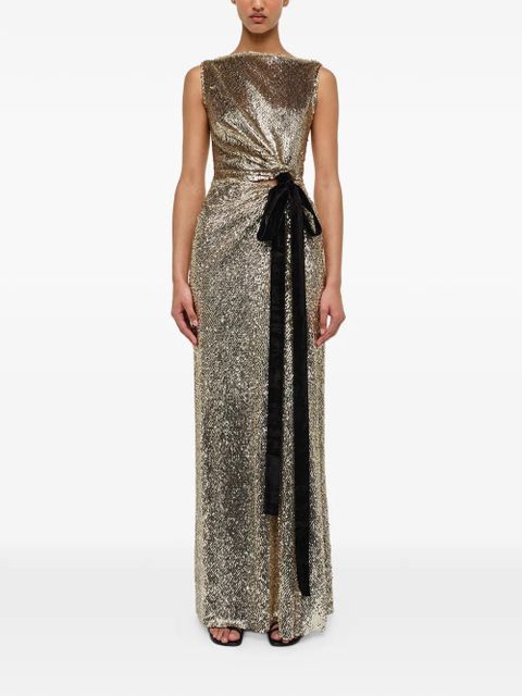 Simkhai Felicity sequin maxi dress - Gold