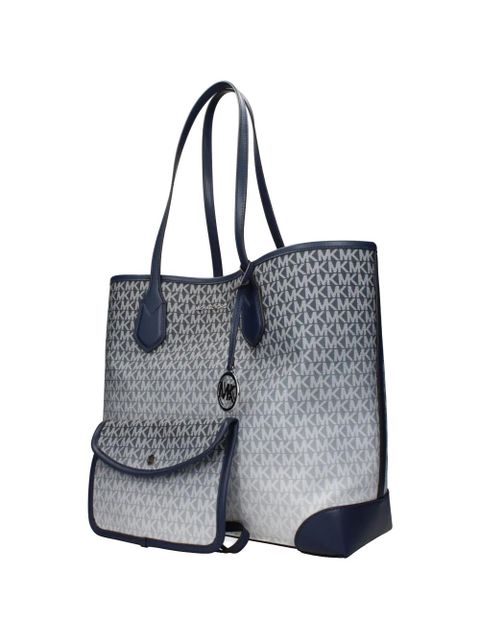 Michael Kors large Eva monogram shoulder bag - Blue