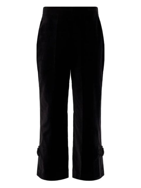 Posse Quincy bow-detail trousers - Black - zdjęcie produktu nr 1