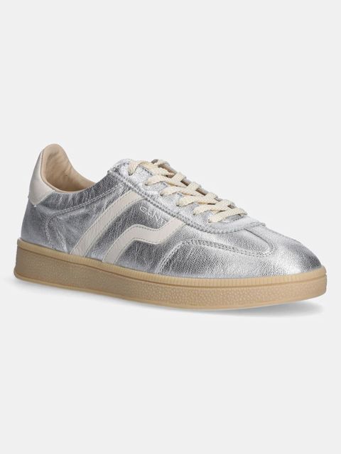 Gant sneakersy skórzane Cuzima kolor srebrny 30531955.G80 - zdjęcie produktu nr 1