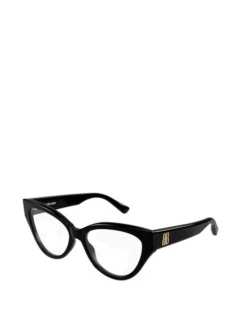 Balenciaga Eyewear logo cat-eye glasses - Black - zdjęcie produktu nr 2