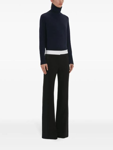 Victoria Beckham panelled trousers - Black