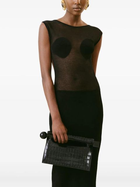 Jacquemus La Pochette Rond Carré clutch bag - Black