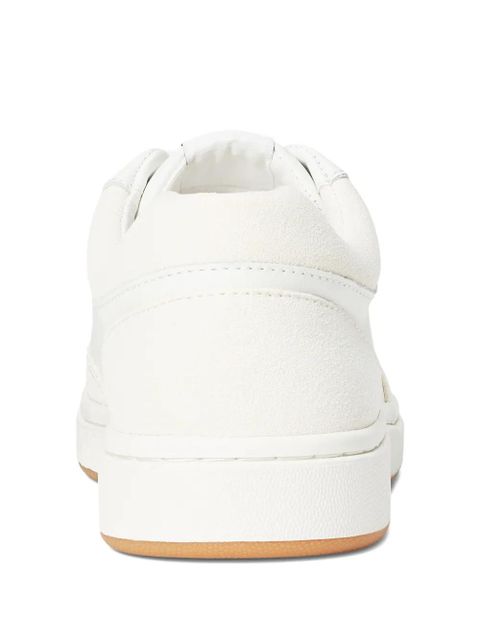 Lauren Ralph Lauren round-toe lace-up sneakers - White