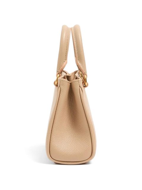 Valentino Garavani mini VLogo Signature bag in grainy calfskin - Neutrals