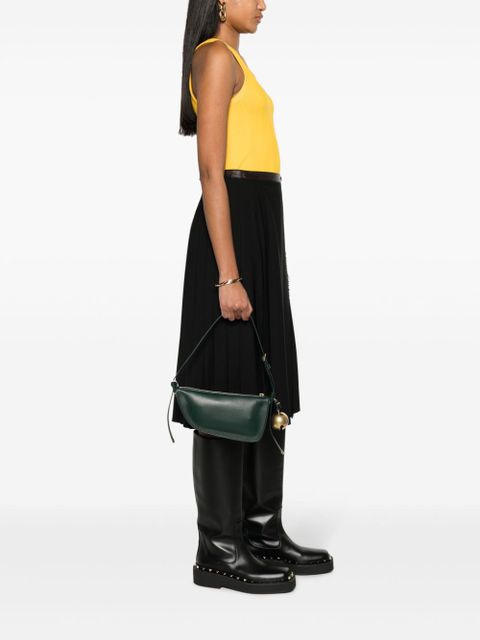 Burberry charm-detail leather shoulder bag - Green - zdjęcie produktu nr 2