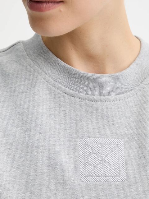 Calvin Klein bluza damska kolor szary melanżowa LV044D203G