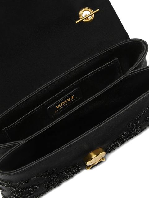 Versace mini Kleio Medusa cross body bag - Black
