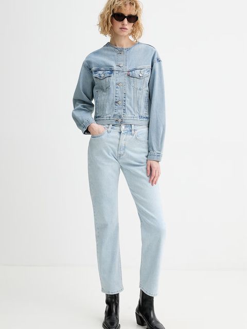 Levi's kurtka jeansowa COLLARLESS SHRUNKEN 90S - zdjęcie produktu nr 1