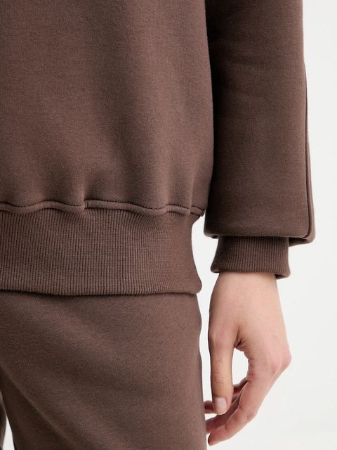 MUUV. bluza MUUV. x Answear damska kolor brązowy gładka