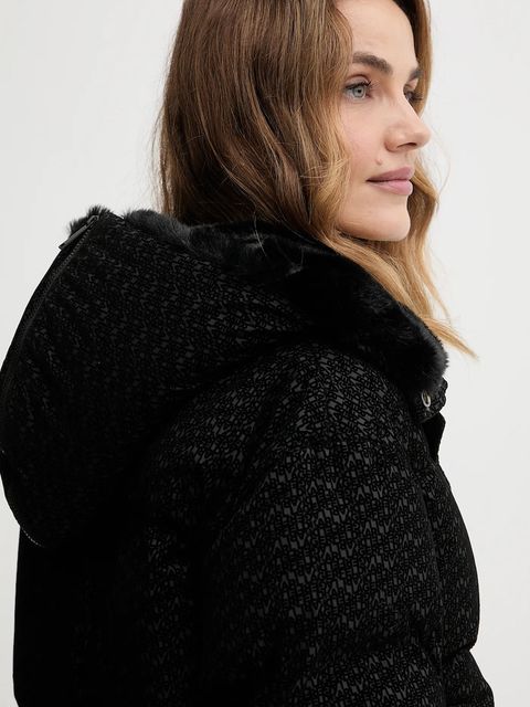 Karl Lagerfeld kurtka kolor czarny zimowa A4W15042