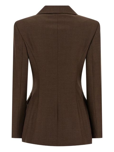 Magda Butrym single-breasted blazer - Brown - zdjęcie produktu nr 2