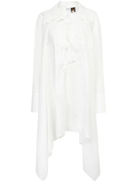 LOEWE cotton-blend dress - White - zdjęcie produktu nr 1