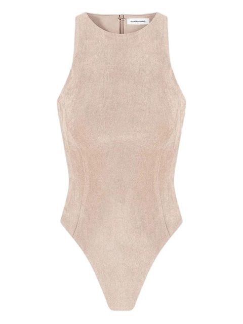 Manière De Voir Adele racer-neck bodysuit - Neutrals - zdjęcie produktu nr 1