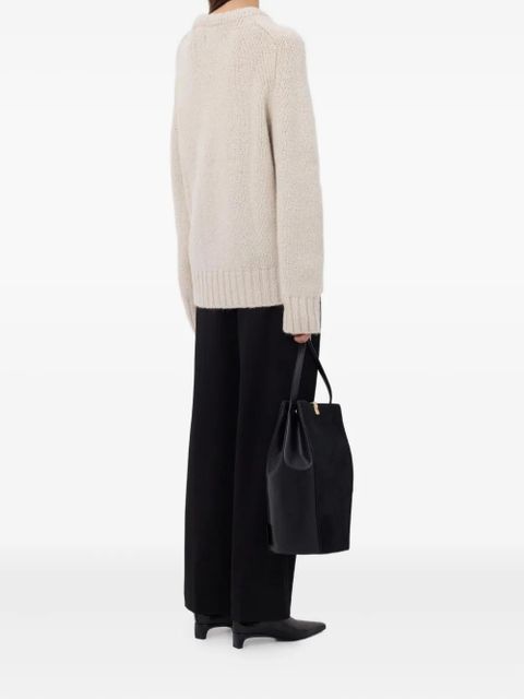 LouLou de Saison ribbed crew-neck sweater - Neutrals