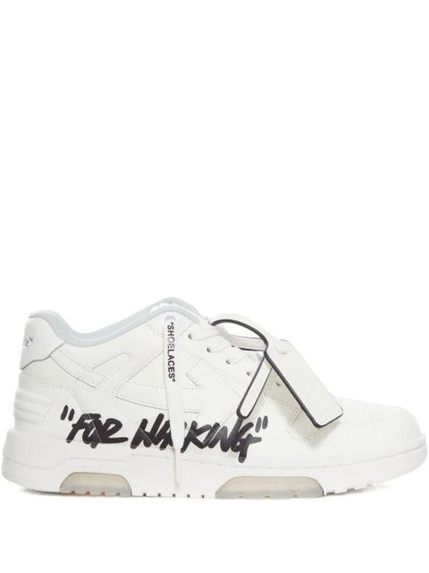 Off-White Out of Office graffiti-print low-top sneakers