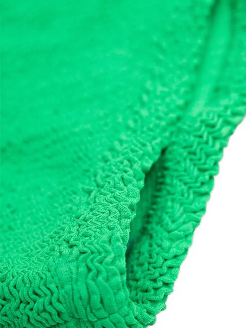 Hunza G Classic crinkle swimsuit - Green