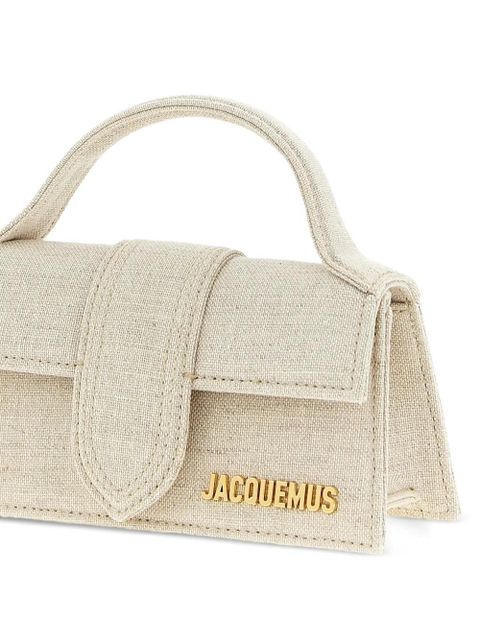 Jacquemus Le Bambino logo-lettering cross body bag - Neutrals