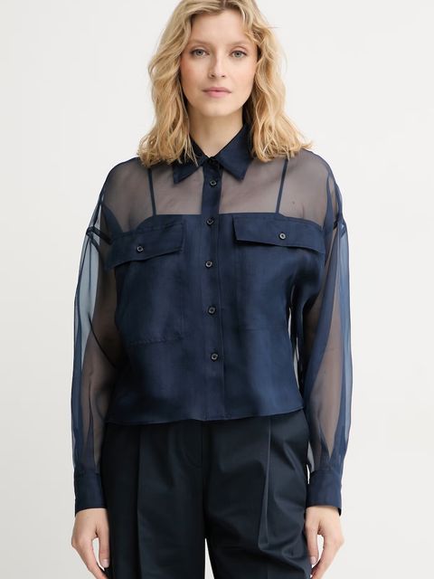 Weekend Max Mara koszula damska jedwabna COLOMBA - zdjęcie produktu nr 1