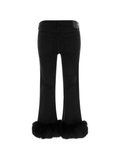 Balenciaga flared capri jeans - Black - zdjęcie produktu nr 2