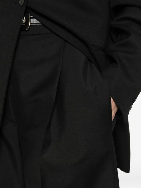 Róhe pleated tailored shorts - Black