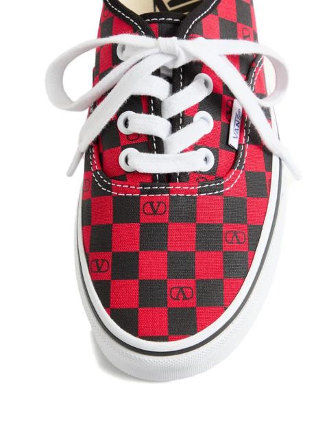Valentino Garavani x Vans VLogo Checkerboard-print sneakers - Red - zdjęcie produktu nr 2