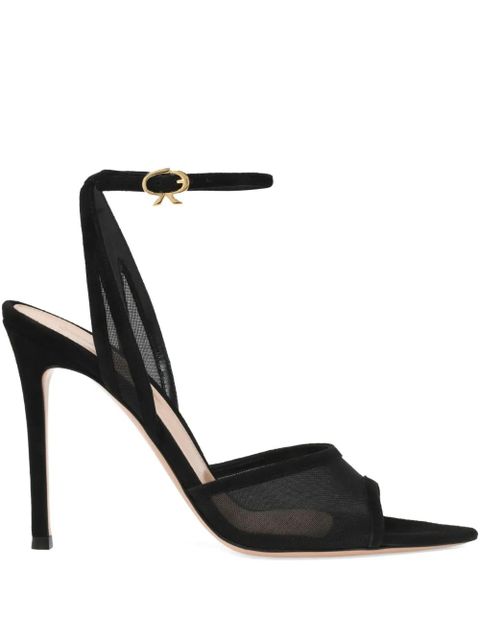 Gianvito Rossi 100mm Doreta slingback sandals - Black - zdjęcie produktu nr 1