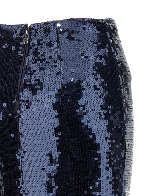ROTATE BIRGER CHRISTENSEN sequin pencil skirt - Blue