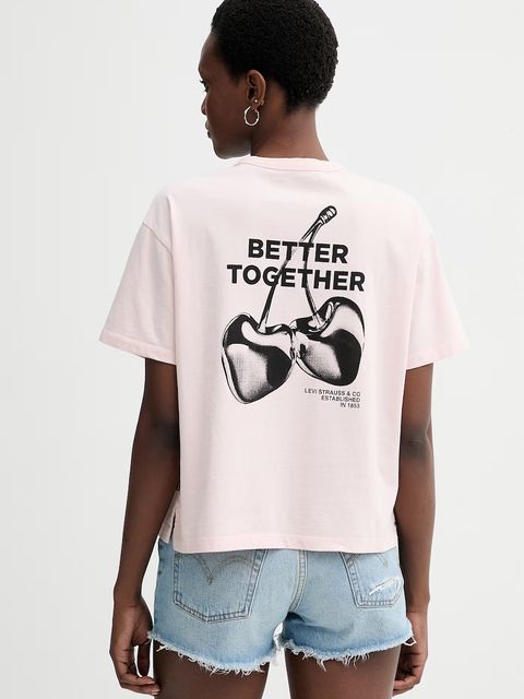 Levi's t-shirt bawełniany LS VINTAGE TEE BETTER TOGETHER