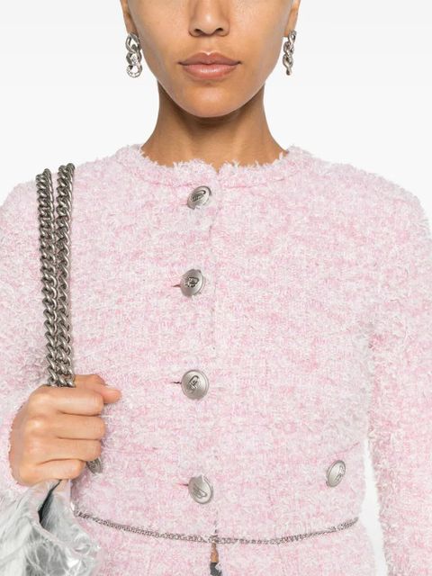 Balenciaga cropped jacket - Pink