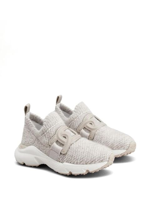 Tod's Kate knitted slip-on trainers - Neutrals